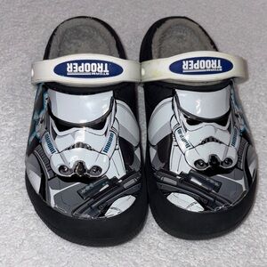 Crocs Kids' Fun Lab Lined Star Wars Stormtrooper Clogs  boys size 3